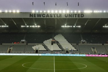 Premier Lig maçı sırasında St James Park 'ın genel izleme podu Newcastle United, Aston Villa' ya karşı St. James 's Park, Newcastle, İngiltere, 25 Ocak 2026