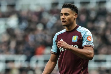 Aston Villa 'dan Ollie Watkins Premier Lig maçı sırasında Newcastle United ile Aston Villa arasında St. James' s Park, Newcastle, İngiltere, 25 Ocak 2026