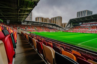 25 Ocak 2026 'da İngiltere' nin GTECH Community Stadyumu 'nda oynanan Premier League karşılaşmasında Brentford - Nottingham Ormanı karşılaşmasının genel görünümü