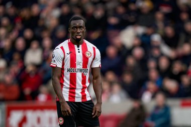 Brentford 'dan Michael Kayode Premier League maçı sırasında Brentford Nottingham Forest' a karşı Gtech Community Stadyumu, Londra, Birleşik Krallık, 25 Ocak 2026