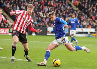 Ipswich Town 'dan Sammie Szmodics, 24 Ocak 2026' da Bramall Lane, Sheffield, İngiltere 'deki Sheffield United ile Ipswich Town arasındaki Gökyüzü İddia Şampiyonası maçında gol atıyordu.