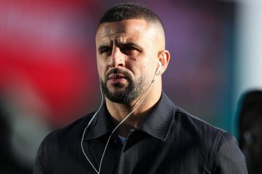 Burnley 'den Kyle Walker, 24 Ocak 2026' da Burnley ile Tottenham Hotspur arasındaki Premier Lig karşılaşması öncesinde stadyuma geldi.