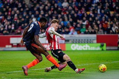 Nottingham Ormanı 'ndan Taiwo Awoniyi Premier Lig maçında Brentford Nottingham Ormanı' na karşı Gtech Community Stadyumu, Londra, Birleşik Krallık 'ta 25 Ocak 2026' da oynanan maçta 0-2 berabere kaldı.