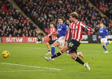 Sheffield United takımından Patrick Bamford 24 Ocak 2026 'da Sheffield, İngiltere' deki Bramall Lane 'de oynanan Sheffield United-Ipswich Town maçında 3-1 berabere kaldı.