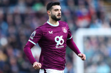 Burnley takımından Armando Broja 24 Ocak 2026 tarihinde Burnley, Burnley 'de Tottenham Hotspur' a karşı oynadığı Premier League maçında