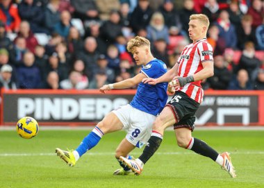 Ipswich Town 'dan Sindre Walle Egeli, 24 Ocak 2026' da İngiltere 'nin Sheffield Lane kentinde oynanan Gökyüzü İddia Şampiyonası maçında gol atıyordu.