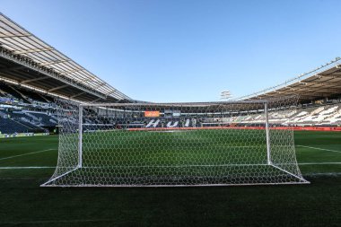 24 Ocak 2026 'da İngiltere' nin Hull şehrindeki MKM Stadyumu 'nda Hull City ile Swansea City arasındaki Sky Bet Şampiyonası öncesinde MKM Stadyumu' nun genel görünümü