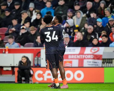 Nottingham Ormanı 'ndan Taiwo Awoniyi, Premier Lig karşılaşmasında Brentford Nottingham Ormanı' na karşı Gtech Community Stadyumu, Londra, Birleşik Krallık 'ta 25 Ocak 2026' da oynanan maçta 0-2 'lik galibiyet golünü kutluyor.