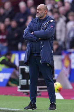 West Ham United Premier League maçında Nuno Espirito Santo teknik direktörü West Ham United, Londra Stadyumu 'nda Sunderland' a karşı, 24 Ocak 2026