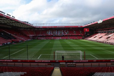 24 Ocak 2026 'da, Bramall Lane, Sheffield, İngiltere' de Sheffield United ve Ipswich Town karşılaşması öncesinde Bramall Lane 'in genel bir görüntüsü.
