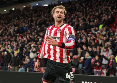 Sheffield United takımından Patrick Bamford, 24 Ocak 2026 'da Sheffield, İngiltere' deki Bramall Lane 'de oynanan Sheffield United-Ipswich Town maçında 3-1 kazanma golünü kutluyor.