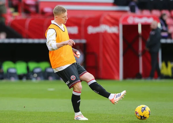 Sheffield United takımından Ben Mee, 24 Ocak 2026 'da İngiltere' nin Sheffield şehrinde oynanan Sheffield United-Ipswich Town maçında maç öncesi ısınma maçında...
