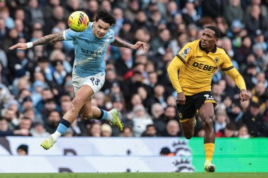 Manchester City 'den Nico O' Reilly 24 Ocak 2026 tarihinde Etihad, Manchester, İngiltere 'de oynanan Premier League maçında Donnarumma' ya geri dönüyor.