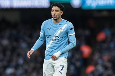 Manchester City 'nin 24 Ocak 2026 tarihinde Etihad, Manchester' da Wolverhampton Wanderers 'a karşı oynadığı Premier League maçında Omar Marmoush