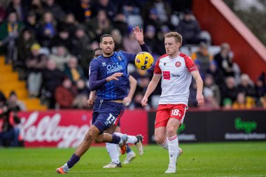 Mansfield Town 'dan Jon Russell, Stevenage - Mansfield Town maçında Stevenage - Lamex Stevenage, İngiltere, Stevenage, 24 Ocak 2026