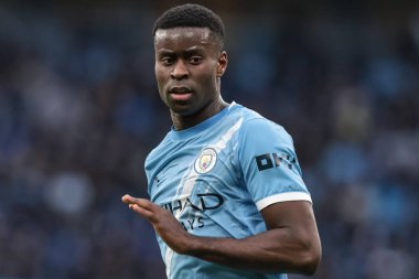 Manchester City 'den Marc Guehi, Manchester City ile Wolverhampton Wanderers maçında 24 Ocak 2026' da Etihad, Manchester, İngiltere 'de karşılaştı.