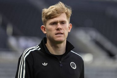 Lewis Hall of Newcastle Untie, Premier League maçı sırasında St.James 's Park, Newcastle, İngiltere' de oynanan Newcastle United - Aston Villa maçına geldi.