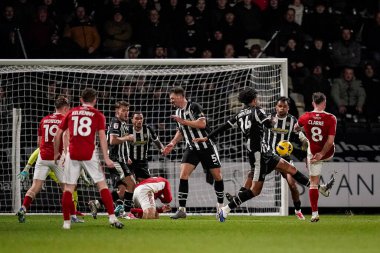 Swindon Town takımından Ollie Clarke 27 Ocak 2026 tarihinde Notts County ile Nottingham, Meadow Lane, İngiltere 'de oynanan Swindon Town maçında 0-1 berabere kaldı.