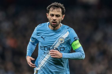 Manchester City 'den Bernardo Silva, 28 Ocak 2026' da Manchester City 'nin Galatasaray' a karşı oynadığı 8 maçta Manchester Şampiyonlar Ligi Maçı 'nda