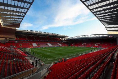 Anfield 'in Anfield, Liverpool, Liverpool' da 28 Ocak 2026 tarihinde oynanan UEFA Şampiyonlar Ligi maçının 8. günü ve 8.