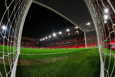 UEFA Avrupa Ligi Maçı sırasında dünyanın en ünlü şehir zemininin genel görünümü. 8 Nottingham Ormanı, Ferencvaros 'a karşı 29 Ocak 2026, Nottingham, İngiltere.