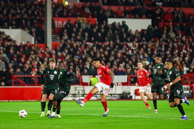 Nottingham Ormanı 'ndan Igor Jesus, UEFA Avrupa Ligi Maçı' nda 9 Ocak 2026 'da Nottingham Ormanı, Nottingham City Ground' da Ferencvaros 'a karşı 8 maçında 2-0 berabere kaldı.