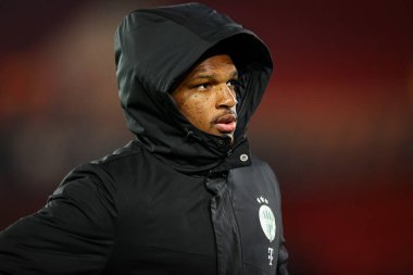 Ferencvaros 'lu Lenny Joseph, UEFA Avrupa Ligi Maçı' nın 8 'inci gününde İngiltere' nin Nottingham City Ground, Nottingham kentinde Ferencvaros 'a karşı oynanan karşılaşma öncesinde stadyuma geldi.
