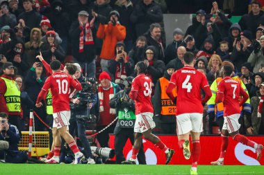 Nottingham Ormanı 'ndan James McAtee, UEFA Avrupa Ligi Maçı 8' de 4-0 'lık penaltı golünü Nottingham Ormanı Ferencvaros' a karşı City Ground, Nottingham, İngiltere 'de 29 Ocak 2026' da kutluyor.