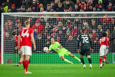 Nottingham Ormanı 'ndan James McAtee, UEFA Avrupa Ligi Maçı' nda 9 Ocak 2026 'da Nottingham City Ground, Nottingham' da Ferencvaros 'a karşı 8 maçta 4-0 berabere kaldığı için ceza aldı.