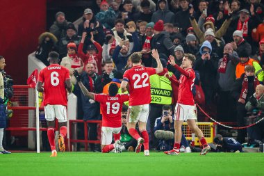 Nottingham Ormanı 'ndan Igor Jesus, UEFA Avrupa Ligi Maçı' nda 9 Ocak 2026 'da Nottingham Ormanı, Nottingham City Ground' da Ferencvaros 'a karşı 8 maçında 3-0 berabere kaldı.