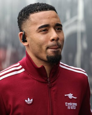 Arsenal 'den Gabriel Jesus, 31 Ocak 2026' da İngiltere 'nin Leeds Road kentinde oynanan Premier League maçında Leeds United ve Arsenal maçına geldi.
