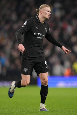 Manchester City 'den Erling Haaland Premier Lig maçı sırasında Tottenham Hotspur Manchester City' ye karşı Tottenham Hotspur Stadyumu, Londra, 1 Şubat 2026