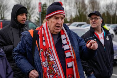 Stoke City taraftarları, 31 Ocak 2026 'da Stoke City ile Southampton arasındaki Sky Bet Şampiyonası maçından önce stadyuma geldiler.