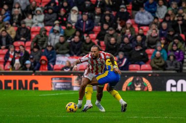 Stoke City 'den Sorba Thomas, 31 Ocak 2026' da İngiltere 'nin Stoke-on-Trent kentindeki Bet365 Stadyumu' nda Stoke City ile Southampton arasındaki Sky Bet Şampiyonası karşılaşmasında Southampton 'dan Welington tarafından yenildi.