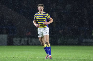 Warrington Wolves 'dan Ewan Irwin, Pre Season maçı sırasında Warrington Wolves, Halliwell Jones Stadyumu' nda Leigh Leopards 'a karşı, 30 Ocak 2026