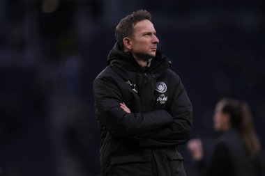 Pepijn Lijnders Premier Lig karşılaşmasında Manchester City koçu Tottenham Hotspur 'a karşı Manchester City Tottenham Hotspur Stadyumu, Londra, 1 Şubat 2026