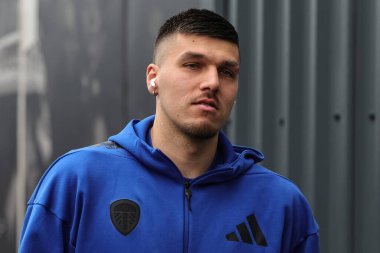 Leeds United takımından Joel Piroe, 31 Ocak 2026 'da Leeds Road, Leeds, İngiltere' de oynanan Premier League maçında Leeds United ile Arsenal maçına geldi.