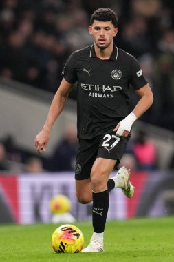 Manchester City 'den Matheus Nunes Premier League maçında Tottenham Hotspur Manchester City' ye karşı Tottenham Hotspur Stadyumu, Londra, 1 Şubat 2026