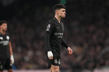 Manchester City 'den Phil Foden Premier League maçı sırasında Tottenham Hotspur Manchester City' ye karşı Tottenham Hotspur Stadyumu, Londra, 1 Şubat 2026