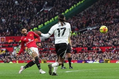 Manchester United 'dan Matheus Cunha, Manchester United' ın Fulham 'a karşı oynadığı Premier League maçında 1 Şubat 2026' da gol attı.
