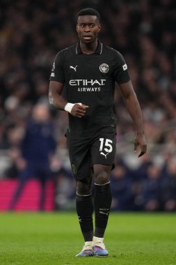 Manchester City 'den Marc Guehi Premier League maçı sırasında Tottenham Hotspur Manchester City' ye karşı Tottenham Hotspur Stadyumu, Londra, 1 Şubat 2026