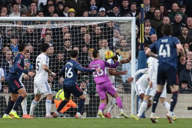 Leeds United kalecisi Karl Darlow Premier League maçı Leeds United ile Arsenal maçında 31 Ocak 2026 'da Leeds, İngiltere' de oynanan maçta kendi kalecisi Karl Darlow 'a 0-2 kazandırdı.
