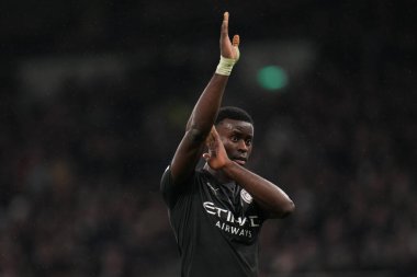 Manchester City 'den Marc Guehi Premier League maçı sırasında Tottenham Hotspur Manchester City' ye karşı Tottenham Hotspur Stadyumu, Londra, 1 Şubat 2026
