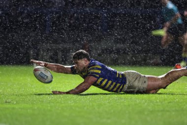 Warrington Wolves 'tan Joe Philbin 30 Ocak 2026' da Warrington Wolves - Leigh Leopards maçında Halliwell Jones Stadyumu, Warrington, İngiltere