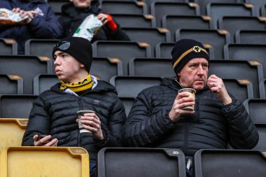 Wolves taraftarları, 31 Ocak 2026 'da İngiltere' nin Wolverhampton kentinde oynanan Premier League karşılaşmasında Wolverhampton Wanderers - Bournemouth maçına geldiler.