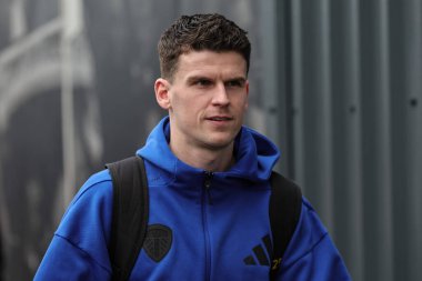 Leeds United takımından Sam Byram, 31 Ocak 2026 'da İngiltere' nin Leeds Road kentinde oynanan Premier League maçında Leeds United ile Arsenal maçına geldi.