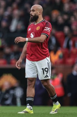 Manchester United 'dan Bryan Mbeumo Premier League maçında Manchester United Fulham' a karşı Old Trafford, Manchester, İngiltere, 1 Şubat 2026