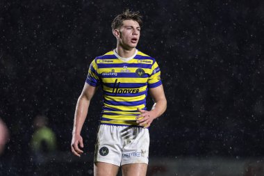 Warrington Wolves 'dan Ewan Irwin, Pre Season maçı sırasında Warrington Wolves, Halliwell Jones Stadyumu' nda Leigh Leopards 'a karşı, 30 Ocak 2026