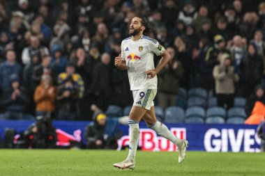 Leeds United takımından Dominic Calvert-Lewin Premier League maçında Leeds United 'a karşı Arsenal, Elland Road, Leeds, İngiltere' de 31 Ocak 2026