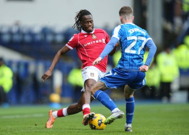 Wrexham 'dan Issa Kabore 31 Ocak 2026' da İngiltere 'nin Hillsborough kentinde Sheffield Wednesday-Wrexham maçında sahada.